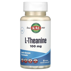 KAL  L Theanine, 100 mg , 30 Tablets