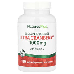 NaturesPlus, Sustained Release Ultra Cranberry™ with Vitamin C, 120 Tablets