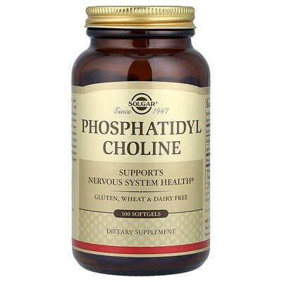 Solgar, Phosphatidyl Choline, 100 Softgels (420 mg per Softgel)