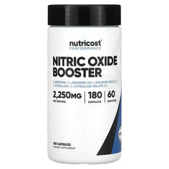 Nutricost, Performance, Nitric Oxide Booster, 180 Capsules