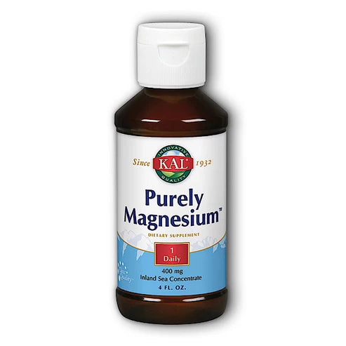 Kal, Magnesium Purely Unflavored 400mg, 4 Oz