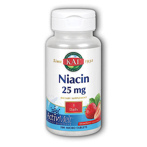 Kal, Niacin Activmelt, 200 Lozenges
