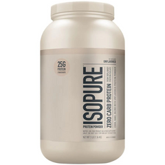 Isopure Zero Carb Protein Powder Unflavored, 3lbs - 47 Servings