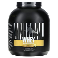 whey vanilla, Whey Protein Powder, Vanilla, 4 lb (1.81 kg), Animal,