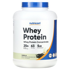 Nutricost, Whey Protein Concentrate, Vanilla, 5 lb (2,268 g)