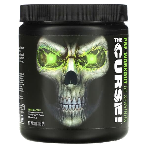 JNX Sports, The Curse, Pre-Workout, Green Apple, 8.8 oz (250 g)