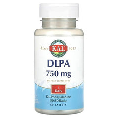 KAL, DLPA, 750 mg, 60 Tablets