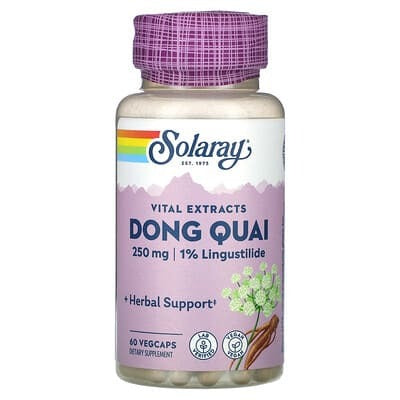 Solaray, Vital Extracts, Dong Quai, 60 VegCaps