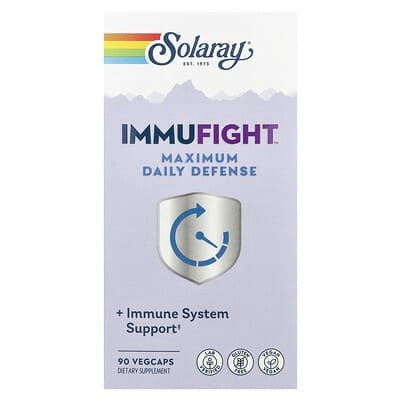 Solaray, ImmuFight™, Maximum Daily Defense, 90 VegCaps