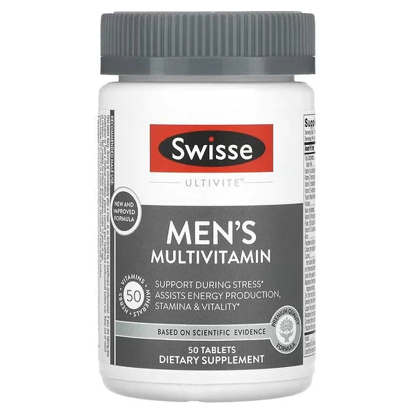 Swisse, Ultivite, Men's Multivitamin, 50 Tablets