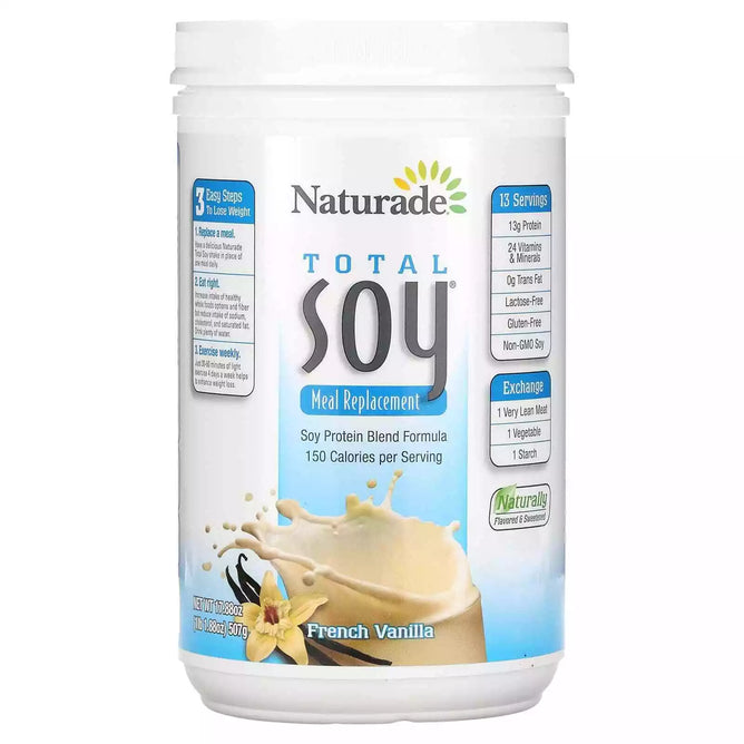 Naturade Total Soy, Meal Replacement, French Vanilla, 17.88 oz (507 g)