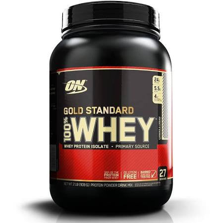 Optimum Nutrition Gold Standard Whey Protein Cookies Cream 1.84 Lbs,