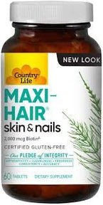 Country Life Maxi Hair 60 Tablets Maxi Hair Skin and Nails