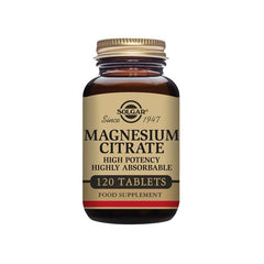 Solgar Magnesium Citrate High Potency 120 Tablets