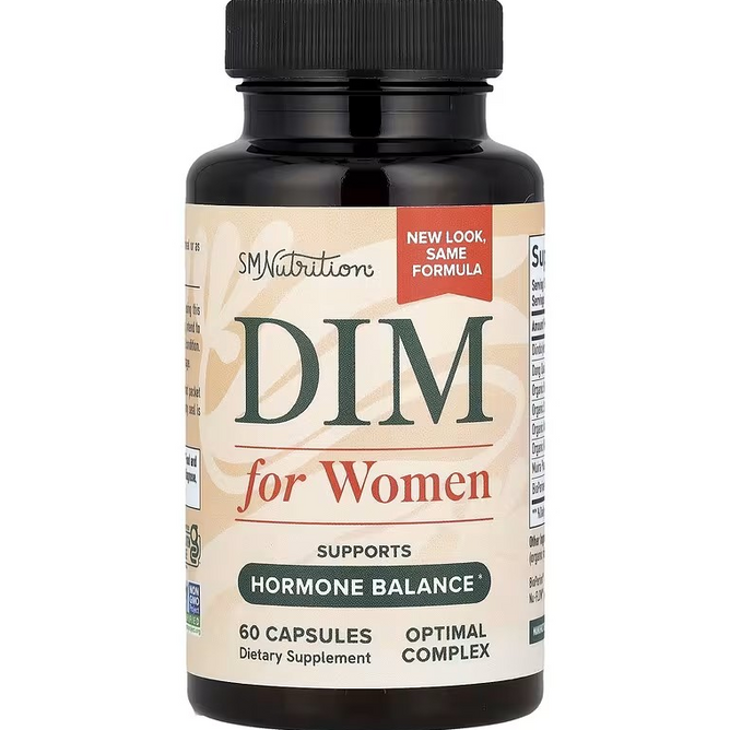 SMNutrition Women's DIM Complex, 250 mg, 60 Capsules