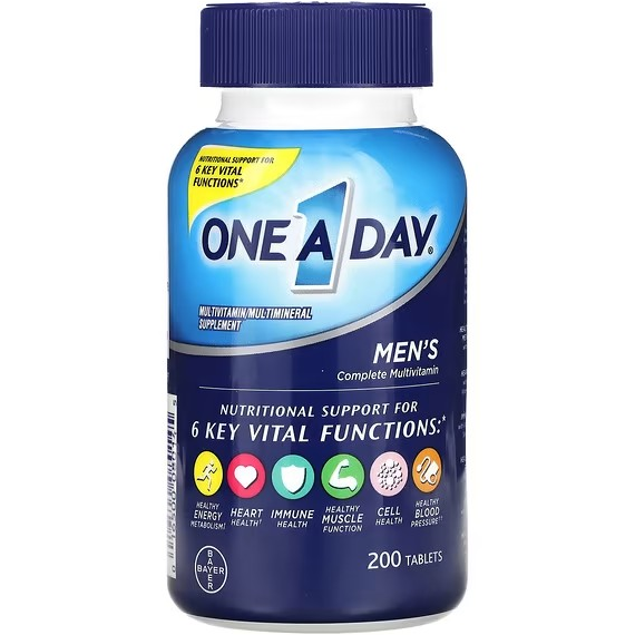 One-A-Day, Men's Complete Multivitamin, 200 Tablets