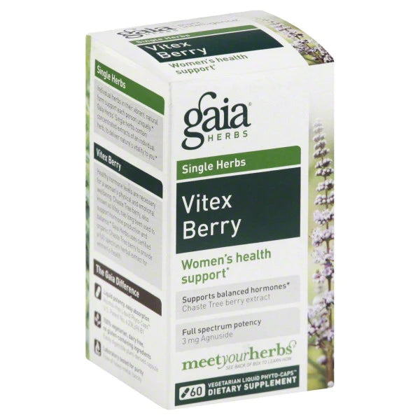 gaia herbs vitex berry, 60 Liquid Gel Capsules