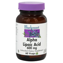 Bluebonnet Nutrition Alpha Lipoic Acid 600 Mg - 60 Vegetable Capsules