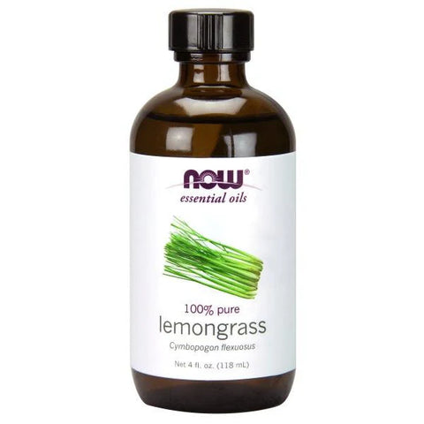 Now foods 100% Pure Lemongrass Oil - 4 fl. oz, now essential oils