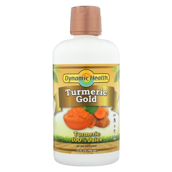 Dynamic Health - Turmeric Gold Juice - 32 oz. (946 mL) Dynamic Health Turmeric Gold Juice contains a natural sourc