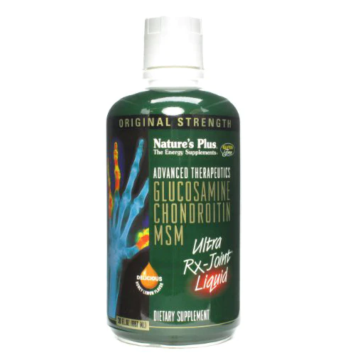 Natures Plus Glucosamine Chondroitin MSM Ultra RX-Joint Liquid Honey Lemon Flavor - 30 fl. oz