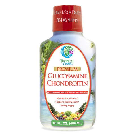 Tropical Oasis Liquid Glucosamine Chondroitin 16 Fl Oz