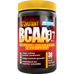 BCAA 9.7 Blue Raspberry 30 Servings - Amino Acids & BCAAs MUTANT