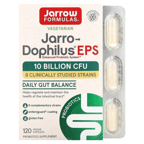 Jarrow Formulas, Jarro-Dophilus EPS, 10 Billion, 120 Veggie Caps