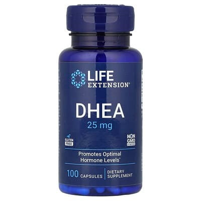 Life Extension, DHEA, 25 mg, 100 Capsules