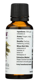 Citronella 100% Pure Essential Oil (1 Fluid Ounce)