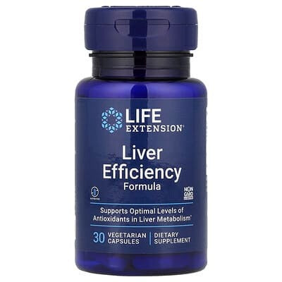 Life Extension, Liver Efficiency Formula, 30 Vegetarian Capsules