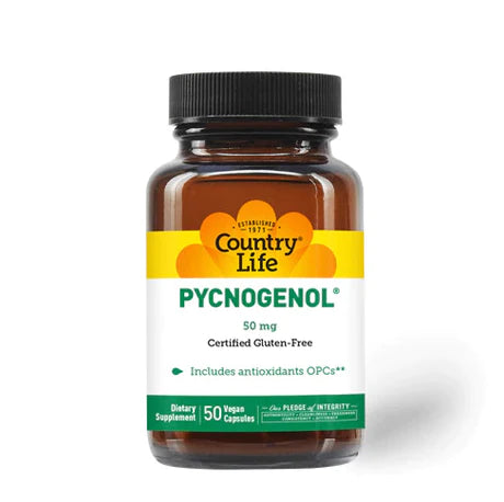 Country Life Pycnogenol 50mg 50 VegCaps