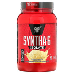 BSN Syntha 6 Isolate, Protein Powder Drink Mix, Vanilla Ice Cream, 2.01 lbs (912 g)