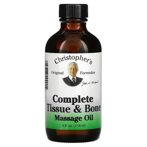 Christopher's Original Formulas, Complete Tissue & Bone Massage Oil, 4 fl oz (118 ml)