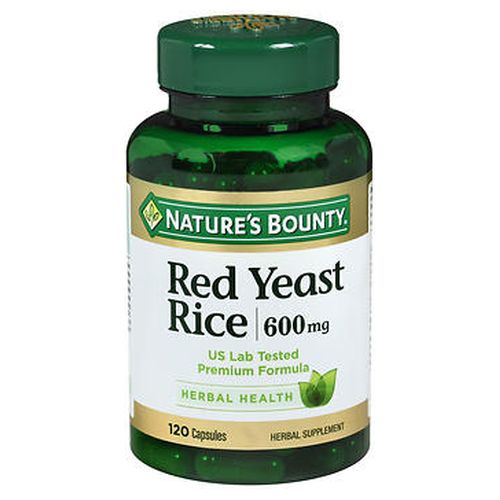 Nature's Bounty Red Yeast Rice 600 mg 120 Capsules