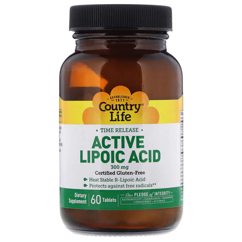 Country Life Active Lipoic Acid 300 Mg - 60 Tablets