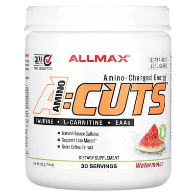 ALLMAX, ACUTS™, Amino-Charged Energy, Watermelon, 7.4 oz (210 g)