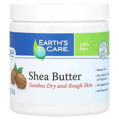 Earth's Care, 100% Pure Shea Butter, 6 oz (170 g)