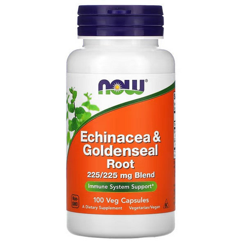 Nature's NOW Foods, Echinacea & Goldenseal Root, 100 Veg Capsules