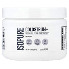 Isopure, Colostrum+, Unflavored, 5.29 oz (150 g)