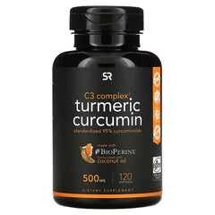 Sports Research Turmeric, Curcumin C3 Complex, 500 mg, 120 Softgels