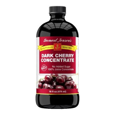 Bernard Jensen's Dark Cherry 100% Concentrate Juice - 16 oz