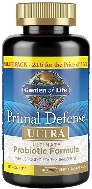 garden of life primal defense ultra 216, primal defense, primal defense probiotic