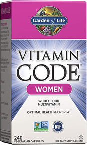 Garden of Life Vitamin Code Women's Multivitamin Formula, Capsules - 240 count