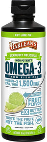 Barlean's Omega-3 High Potency Fish Oil Key Lime Pie 16 oz