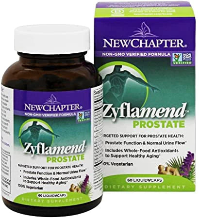 New Chapter Zyflamend Prostate Support -60 Vegetarian Capsules