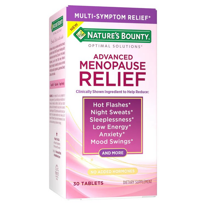 Nature’s Bounty Advanced Menopause Relief 30 Tablets