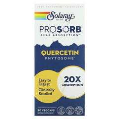 Solaray, Quercetin Phytosome, 250 mg, 30 VegCaps