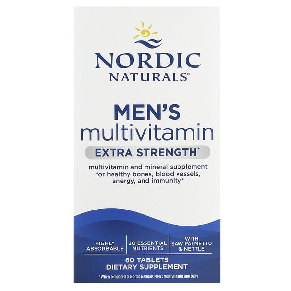 Nordic Naturals, Men's Multivitamin, 60 Tablets