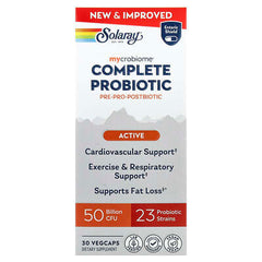 Solaray, Mycrobiome®, Complete Probiotic, Active, 30 VegCaps
